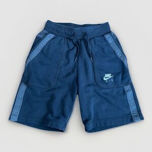 Nike Youth Boys Large Sweat Shorts Black Cotton Blend Athletic Casual Outdoor